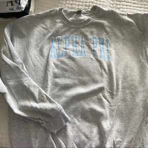 Alpha Phi crewneck